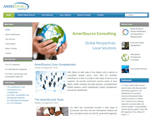 Tablet Screenshot of amerisourceconsulting.com